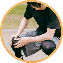 スポーツによる怪我や成長期のお子さまの不調にも対応